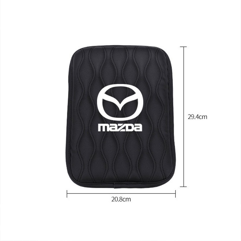 Đệm Da Lót Hộp Tỳ Tay Chống Thấm Nước Cho Xe Hơi Mazda CX5 Mazda 3 2 6 5 CX3 RX8 BT50 323 CX8 CX30 RX7 626 CX7 NX5 CX9