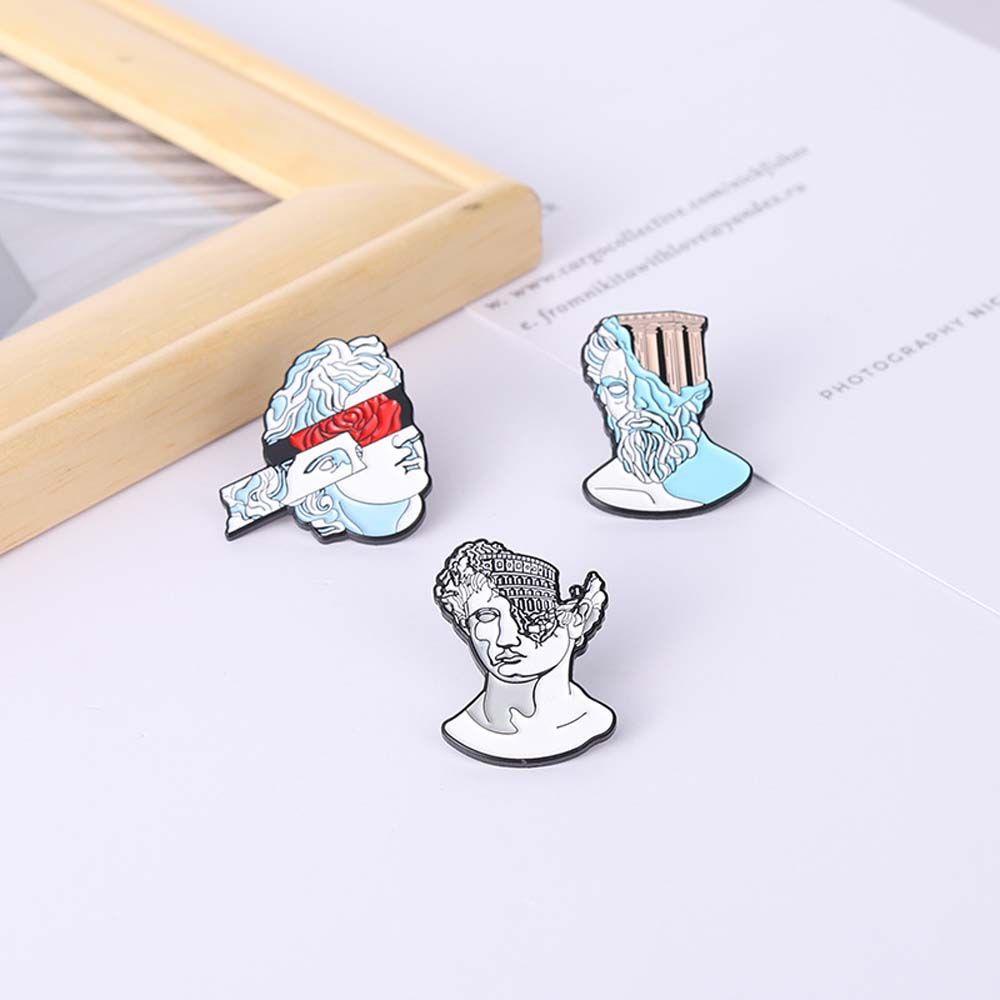 Ghim Cài Áo Hình Tượng Mặt Người Dễ Thương Dành Cho Nam Nữ