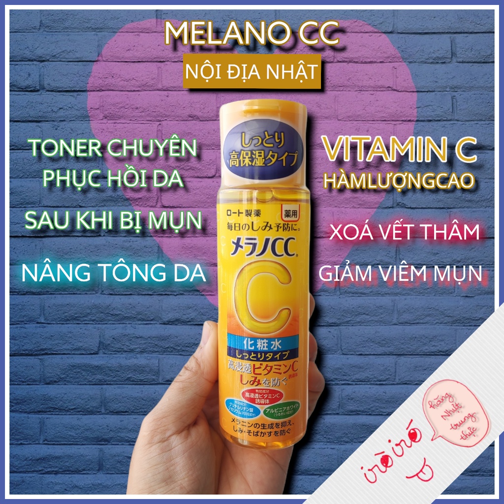Lotion/toner dưỡng Trắng Melano CC 170ml