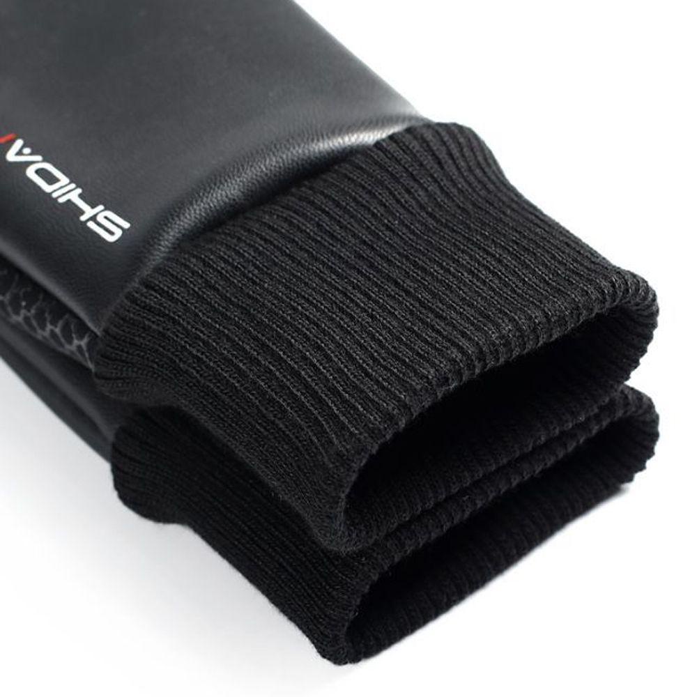 1 Đôi Găng Tay Da Pu Hở Ngón Chống Nước Cho Nam BACK2LIFE