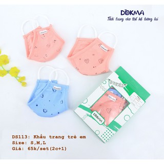 Khẩu trang trẻ em Dokma