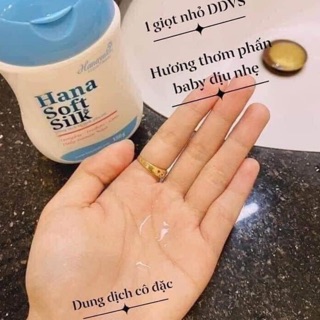 Dung dịch vệ sinh hana soft silk hồng bướm khít bướm