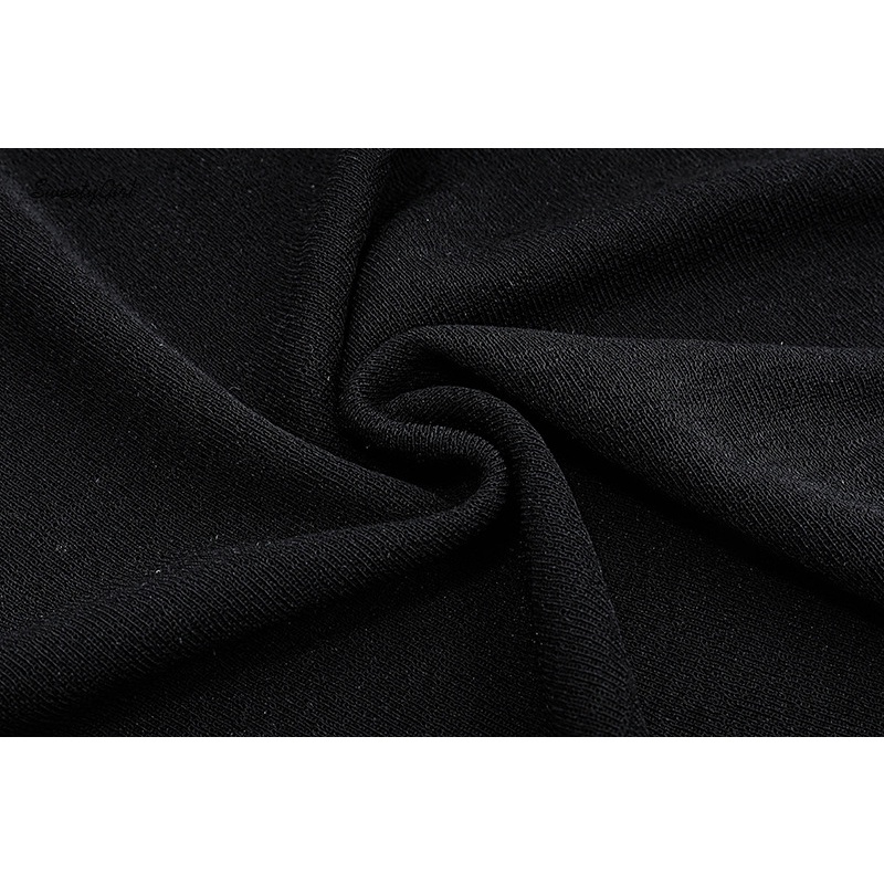 Áo Thun Tay Ngắn Cổ Chữ V Dáng Ôm Màu Đen Trơn Thời Trang 2022 Quyến Rũ Dành Cho Nữ