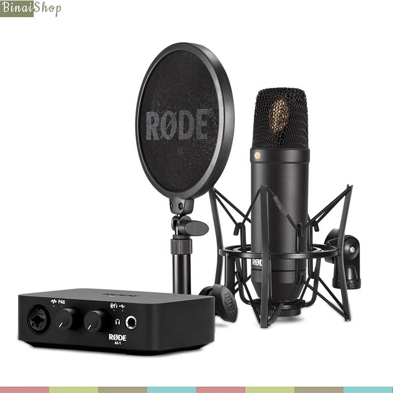 Rode AI-1 - Sound Card Thu Âm 48V Cao Cấp, Nhỏ Gọn Cho Phòng Thu, Karaoke Trực Tuyến, Podcasting