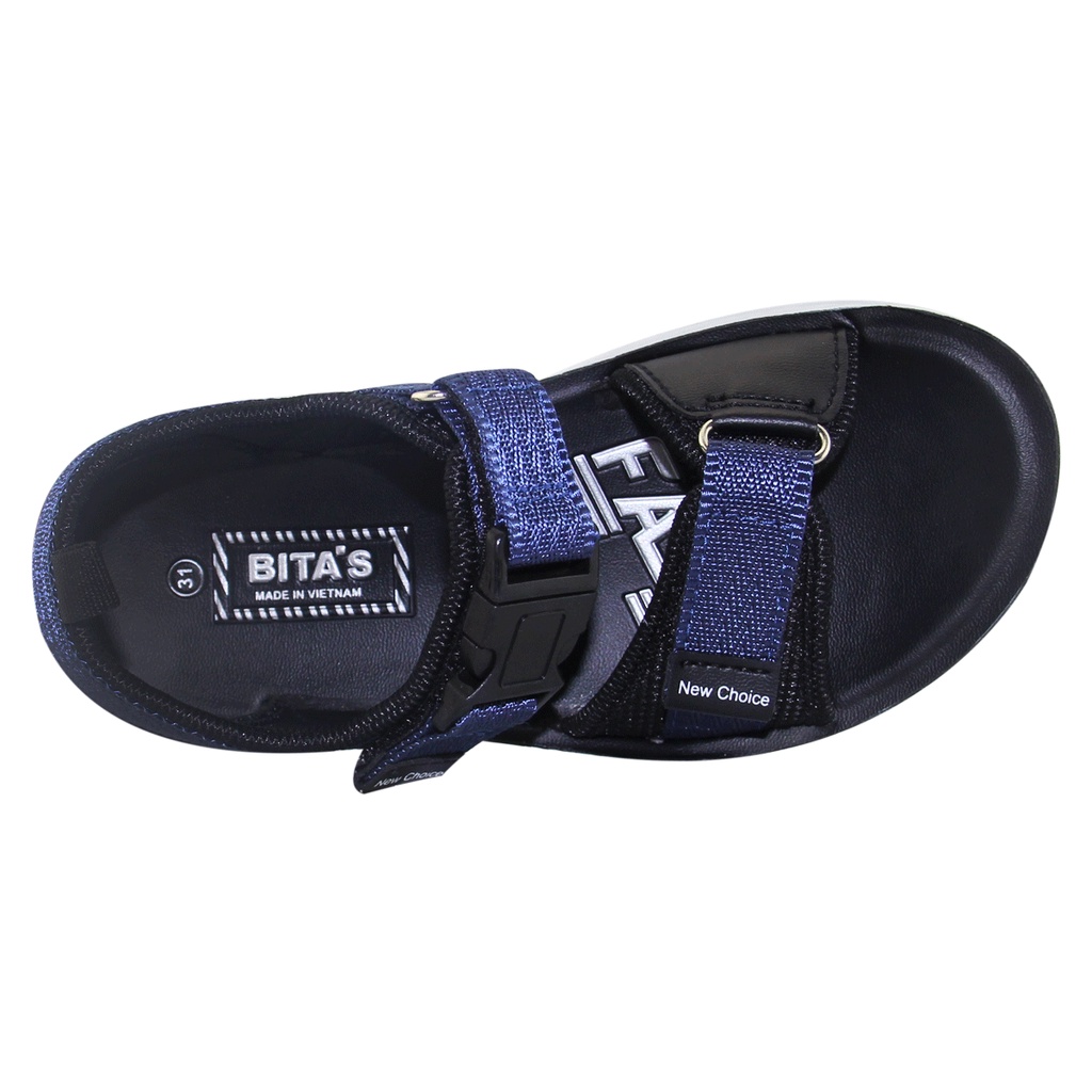 Sandal đế bằng bé trai Bita's SEN.56 (Đỏ + Navy + Xám)