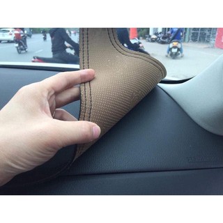 Thảm taplo da Carbon Honda Jazz chính hãng