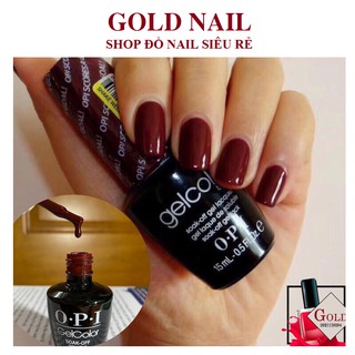 Sơn gel opi, opi đỏ đô h12 , chai 15ml màu sơn quốc dân