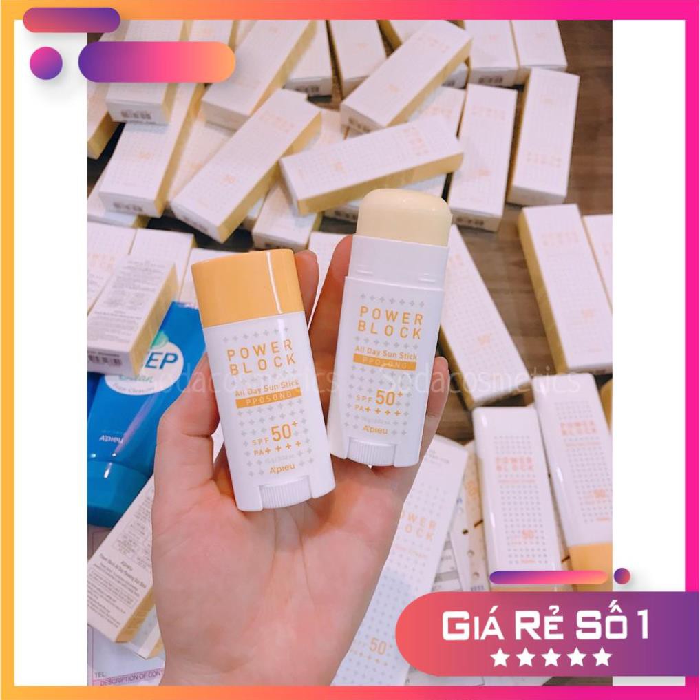 THỎI CHỐNG NẮNG APIEU POWER BLOCK ALL DAY SUN STICK SPF50+ PA++++