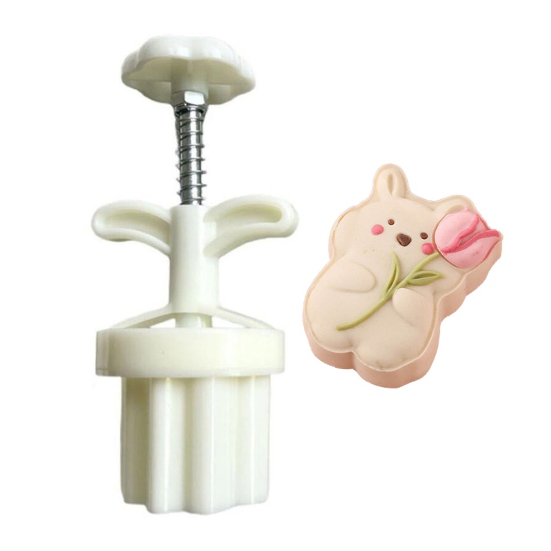 QQ Khuôn Làm Bánh Trung Thu Bằng Nhựa Tiện Dụng