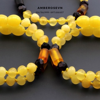 Vòng tay Amber Úc cho bé 14 cm VTABDB2