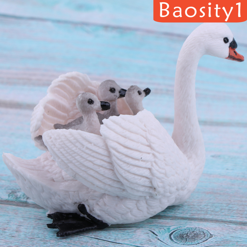 1 Mô Hình Thiên Nga Trắng Dễ Thương Cho Bé