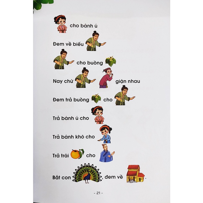 Sách Đồng Dao tư duy hình ảnh cho bé tập nói, tập đọc Đại Mai Books