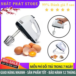 [BẢO HÀNH 12 THÁNG] Máy Đánh Trứng Cầm Tay Mini Cao Cấp Với 7 Tốc Độ Cực Mạnh - Hoạt Động Êm Ái💥SIÊU HOT💥