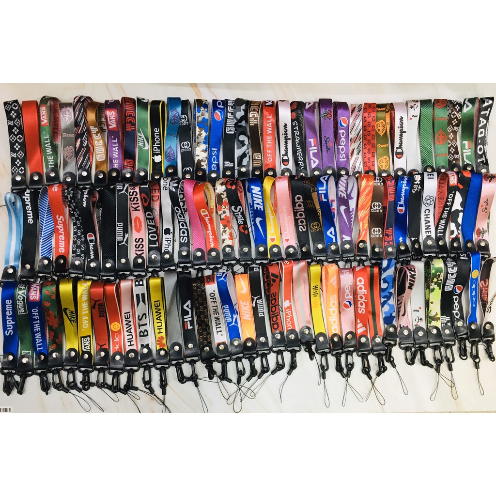 Dây đeo điện thoại vải ngắn (phát ngẫu nhiên)