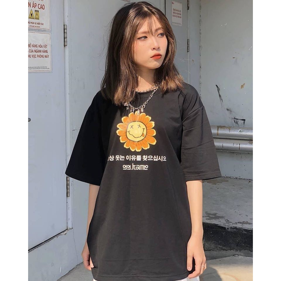 Áo thun hoa ka mé unisex , siêu đẹp kèm ảnh thật