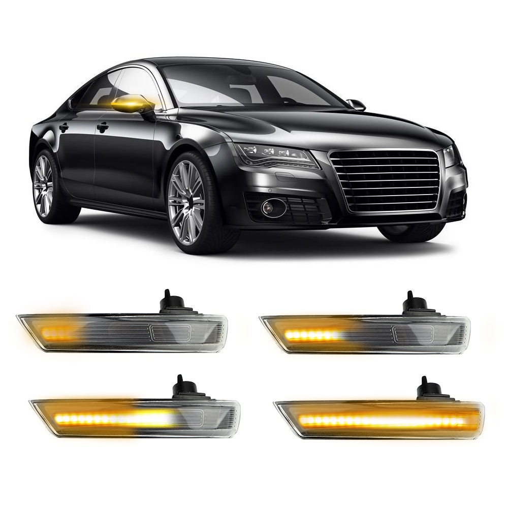 Bộ 2 Đèn Tín Hiệu LED Nhấp Nháy Cho Ford Focus Hatchback 2012-2018