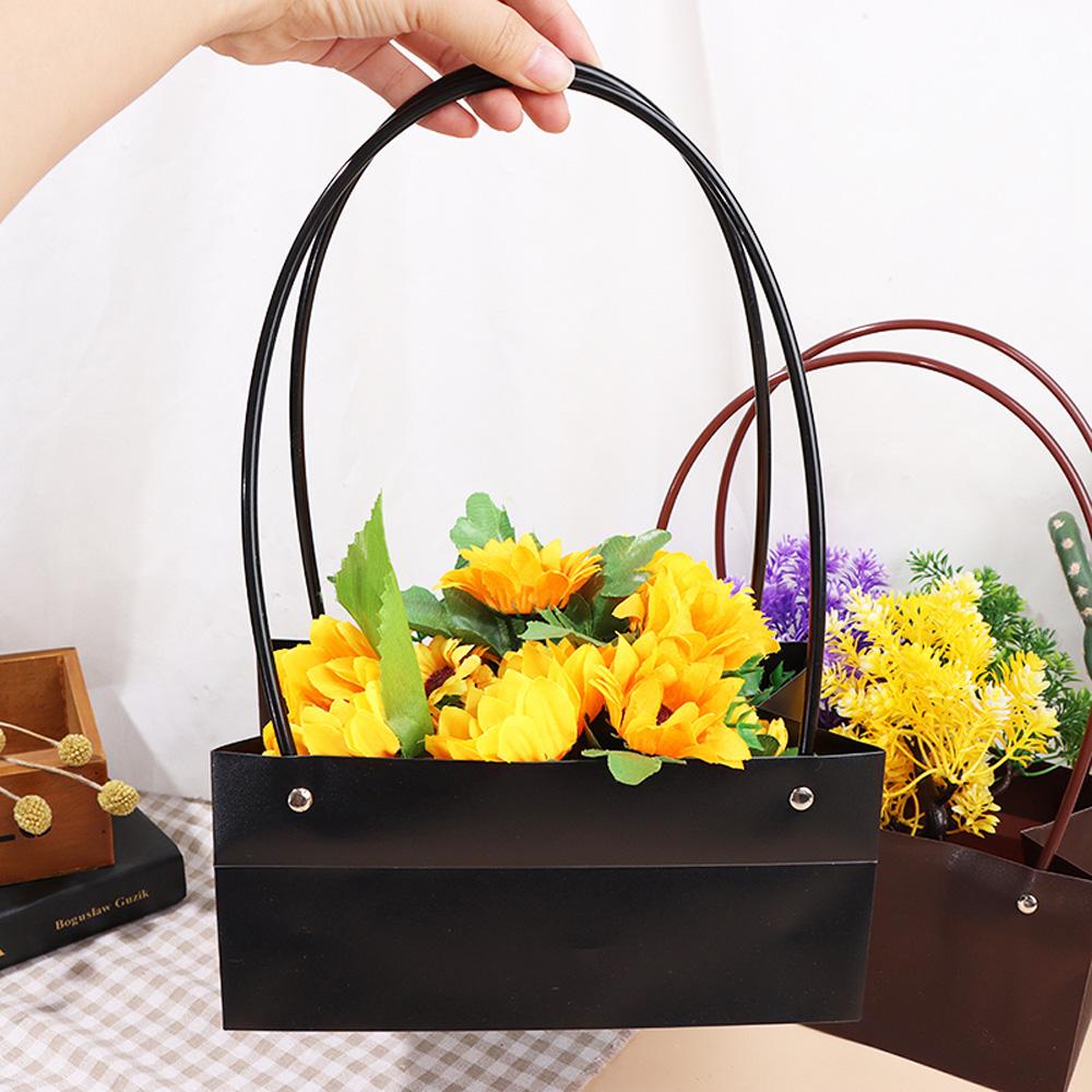 GIOVANNI Túi Đựng Hoa Hình Chữ Nhật Chống Thấm Nước Có Tay Cầm Sắp Xếp Gọn Gàng Trang Trí Tiệc Sinh Nhật