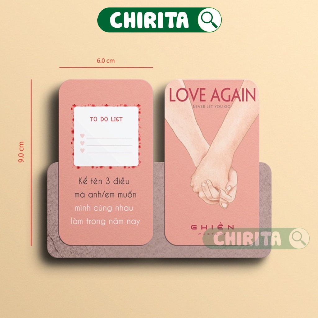Bộ Bài Tình Yêu LOVE AGAIN Cho Cặp Đôi Couple Thấu Hiểu - Bài Drinking Game 18+ Cho Cặp Đôi, Vợ Chồng Thử Thách Chirita