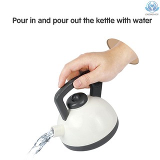 ♥♥enew~Kitchen Set Pretend Play Gilling Set Toy Food Kettle Pressure Cooker Spoon Cooking Playset Educational Toy Festival Gift for Toddlers Kids Girls Boys