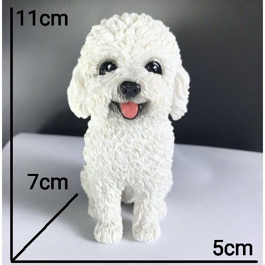 Mô Hình chó Poodle dễ thương