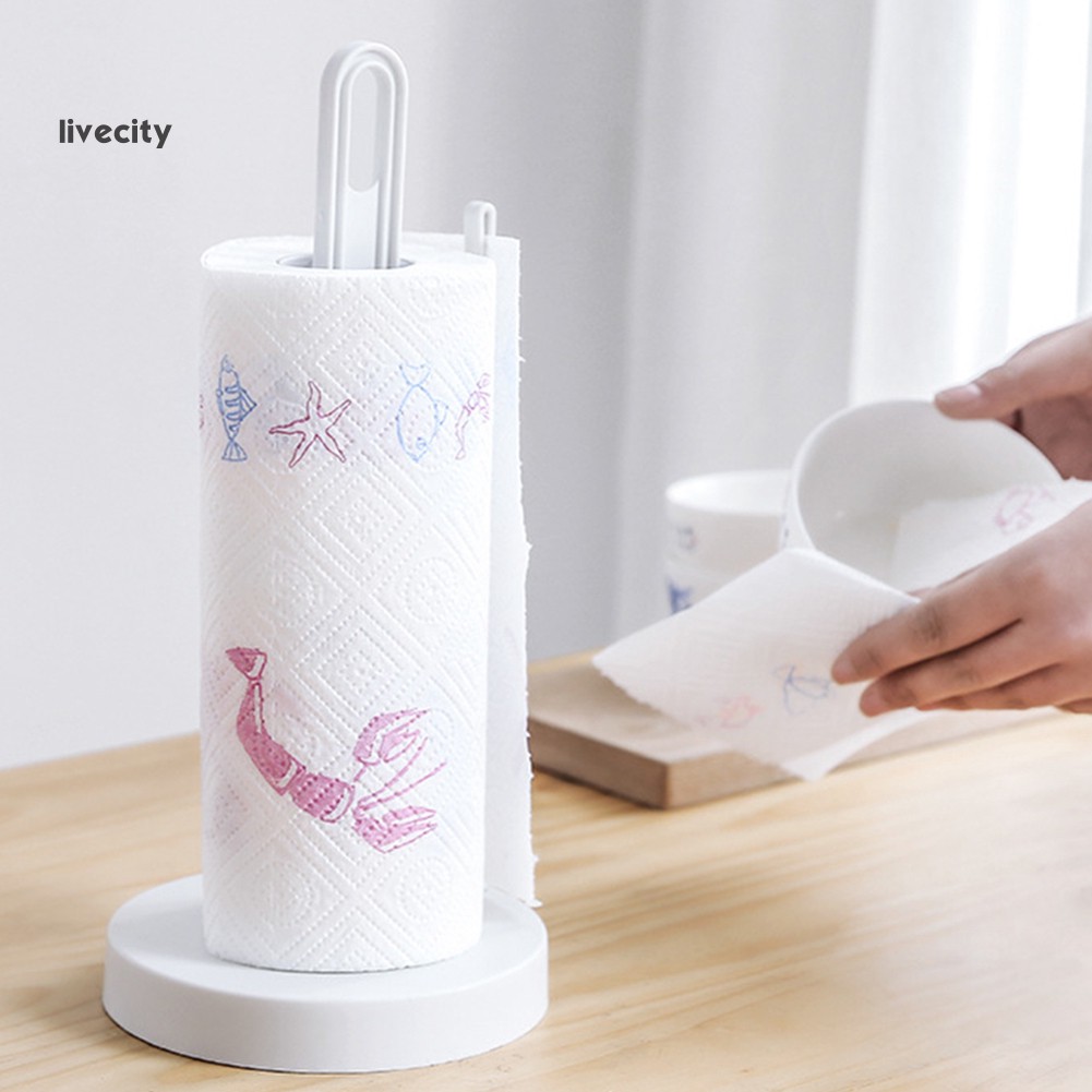 Giá Đỡ Cuộn Giấy Vệ Sinh Bằng Nhựa Tiện Dụng Cho Nhà Bếp
