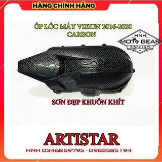 Ốp Lốc Máy Carbon Honda Vision 2016 - 2020