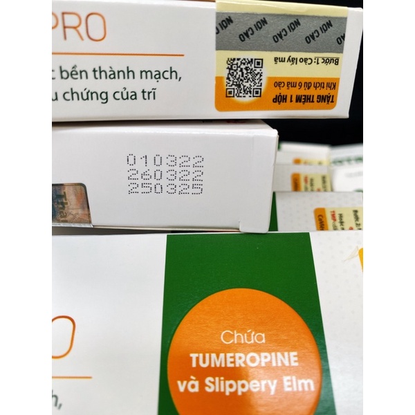 COTRIPRO . Viên uống co và giảm triệu chứng búi trĩ, 6 tặng 1