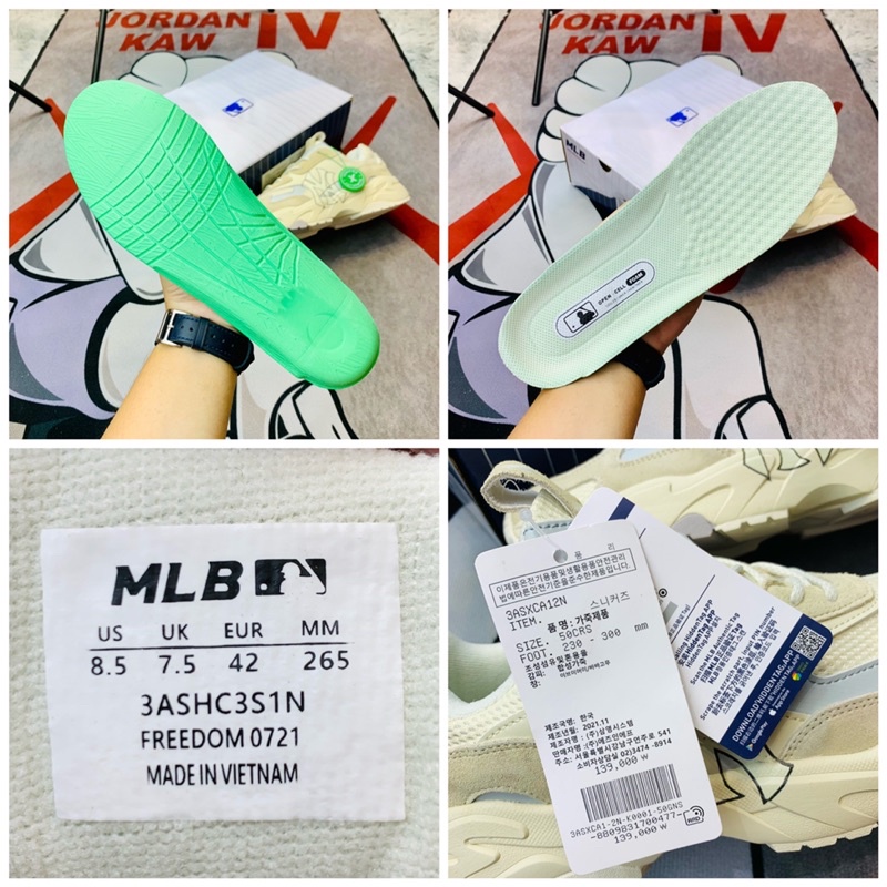 Giày thể thao sneaker cổ thấp MLB Chunky Lite New York Yankees