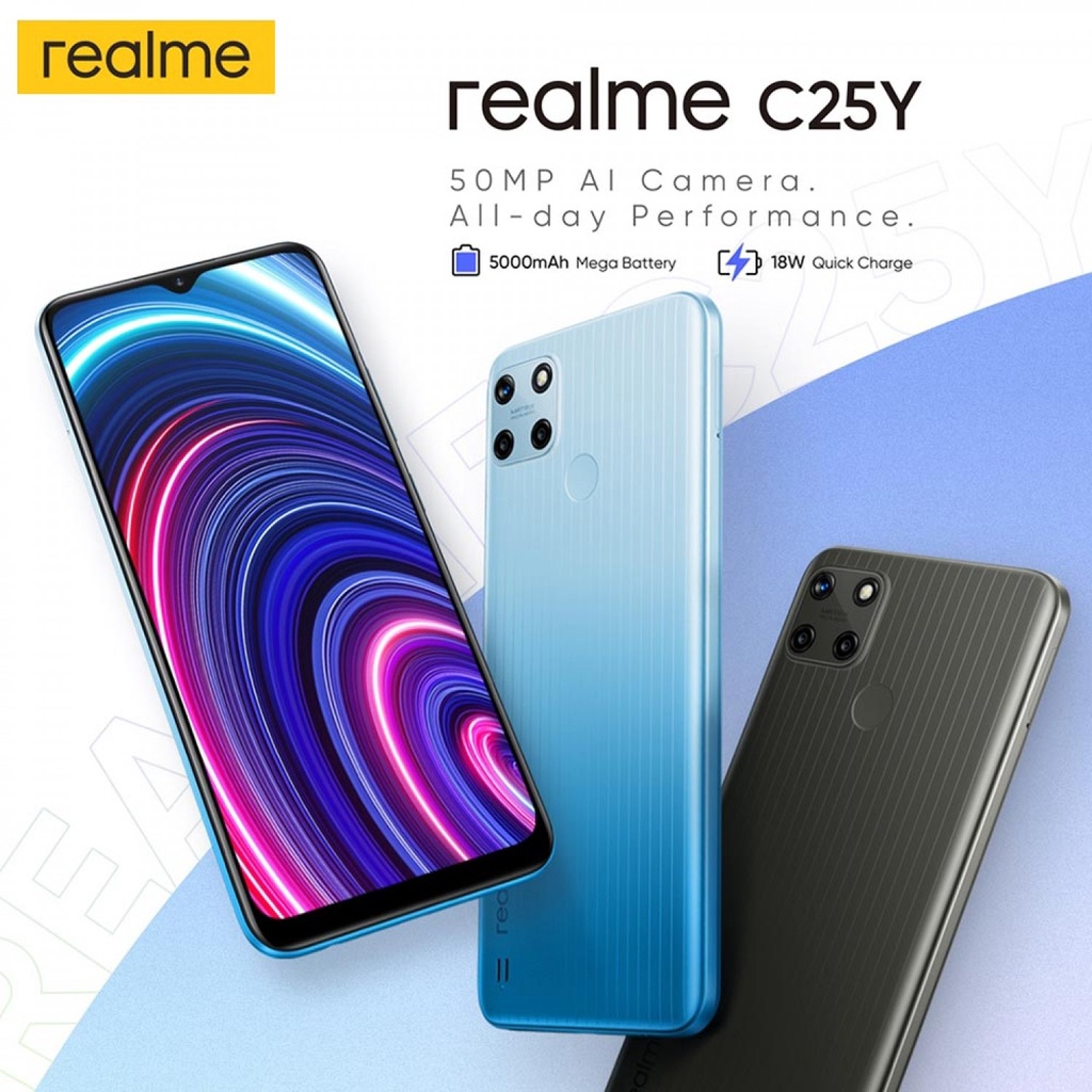 Điện Thoại realme C25Y   - Hàng Chính Hãng
