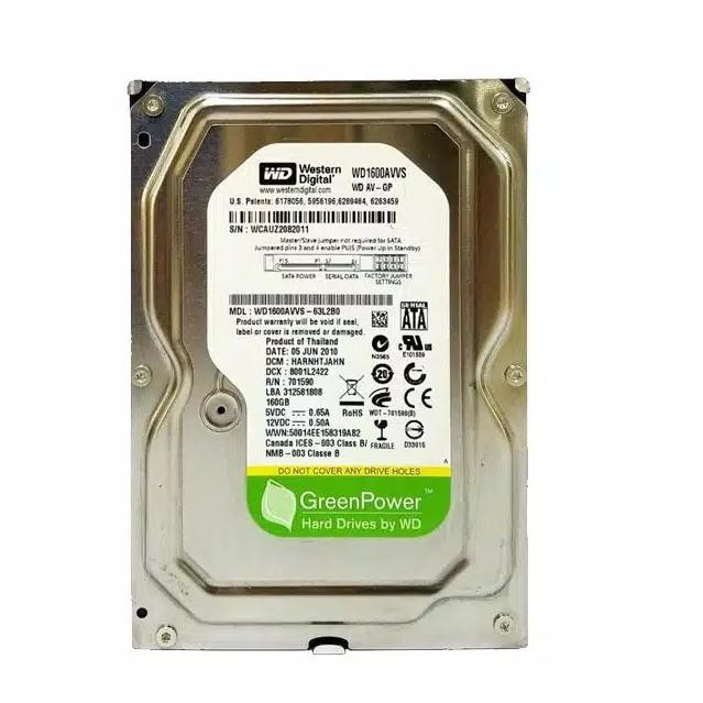 Dây Cáp Hdd Sata Pc Cctv 160gb Wdc 100% Oday 1thn (sata Cable Bonus) | BigBuy360 - bigbuy360.vn