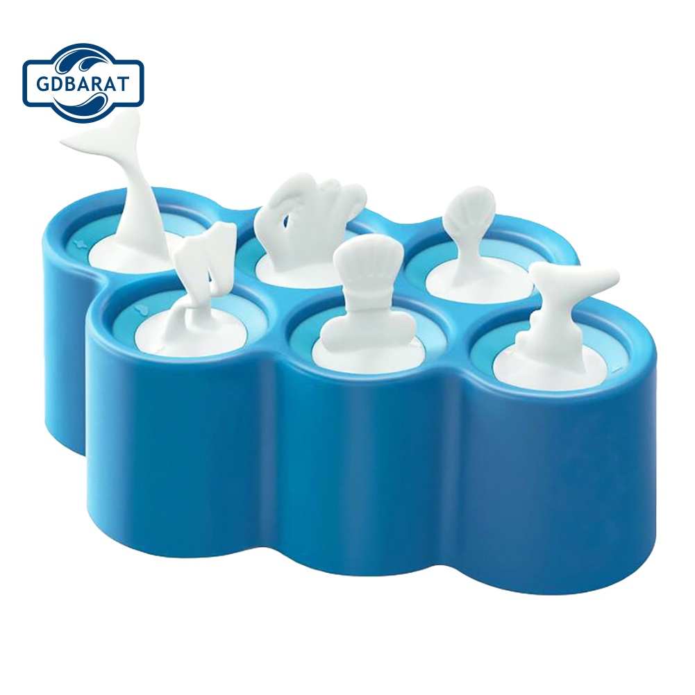 Khuôn Silicone Làm Bánh 6 Ngăn Tiện Dụng