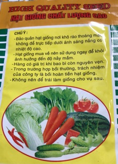 Hạt giống cải ngồng 20 gr ☘️