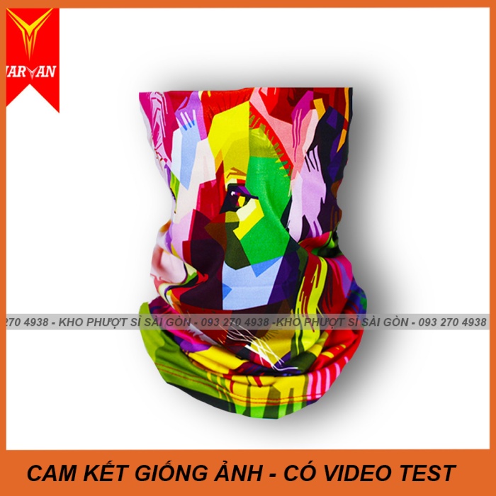 [CHO CHỌN MÀU] - GIÁ XƯỞNG - Khăn ống trùm đầu đa năng vải chống bụi - chống nắng cao cấp - khăn khẩu trang đa năng loại