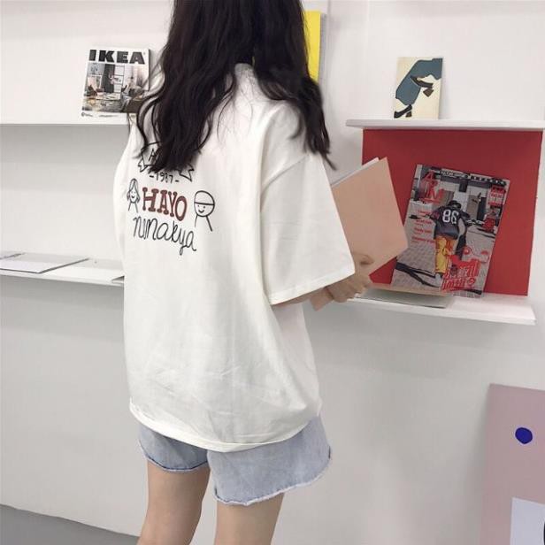 [S02][HÌNH THẬT] Áo thun nữ nam unisex căp đôi áo phông nữ tay lỡ HaYo siêu hot hàng rất đẹp-BT008
 | BigBuy360 - bigbuy360.vn