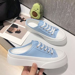 [SẴN TRẮNG 35] Giày ulzzang không gót thể thao đế bánh mì (ảnh thật ở cuối)