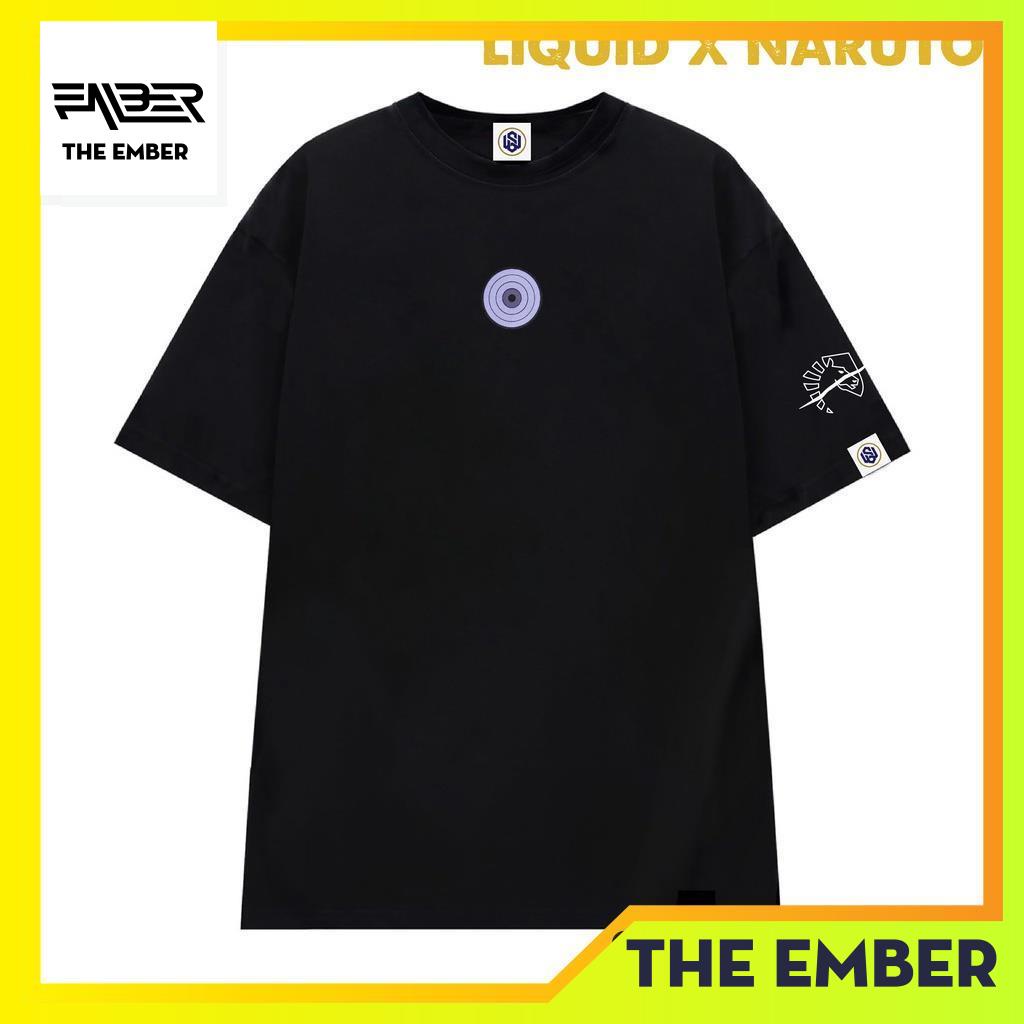 Áo LIQUID X NARUTO AKATSUKI RINNEGAN PAIN cotton 100% dáng oversize
