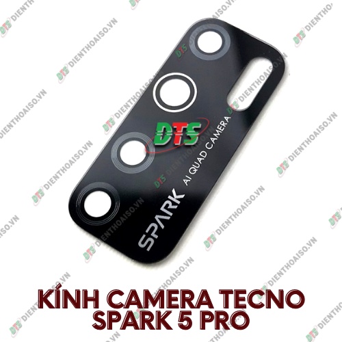 Kính camera tecno Spark 5 Pro kèm keo dán