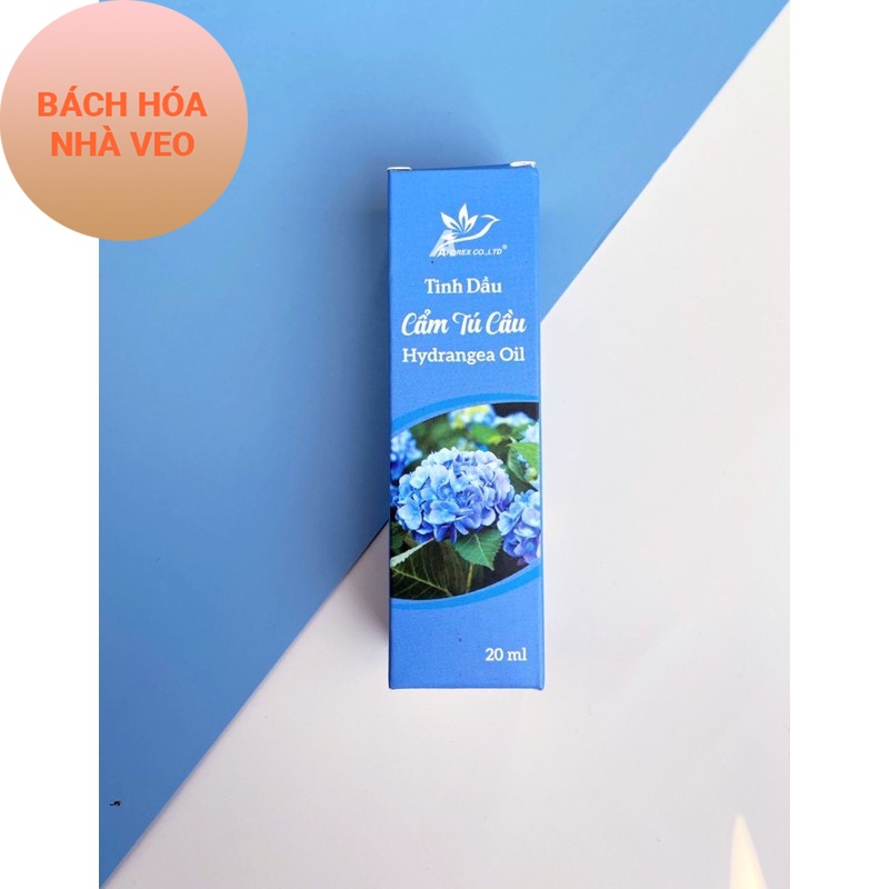 Tinh Dầu Hoa Cẩm Tú Cầu Chính Hãng, Kiểm Định chất Lượng, Tinh Dầu Nguyên Chất Từ Thiên Nhiên 20ml