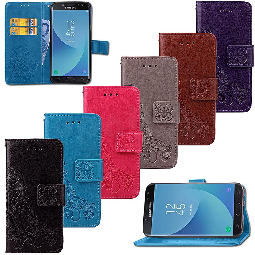 Ốp Lưng Da PU Nắp Gập Thời Trang Có Ngăn Ví Đựng Thẻ Tín Dụng Cho Samsung Galaxy J3 Pro 20