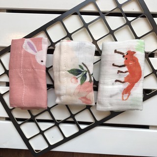 Set 3 Khăn Muslin Tree 6 Lớp