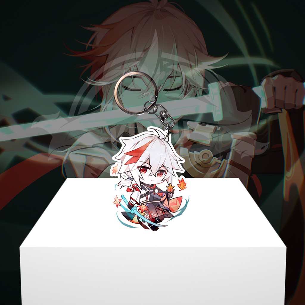 Móc Khóa Acrylic Hình Nhân Vật Game Genshin Va Chạm Kaedehara Kazuha