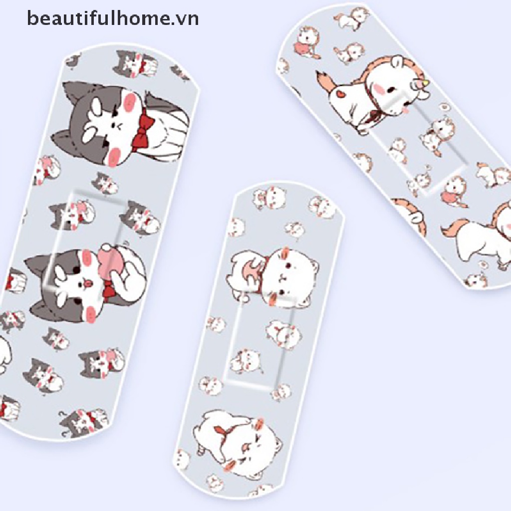 Bộ 120 Băng Keo Cá Nhân Chống Thấm Nước Nhiều Kiểu Dáng Đáng Yêu