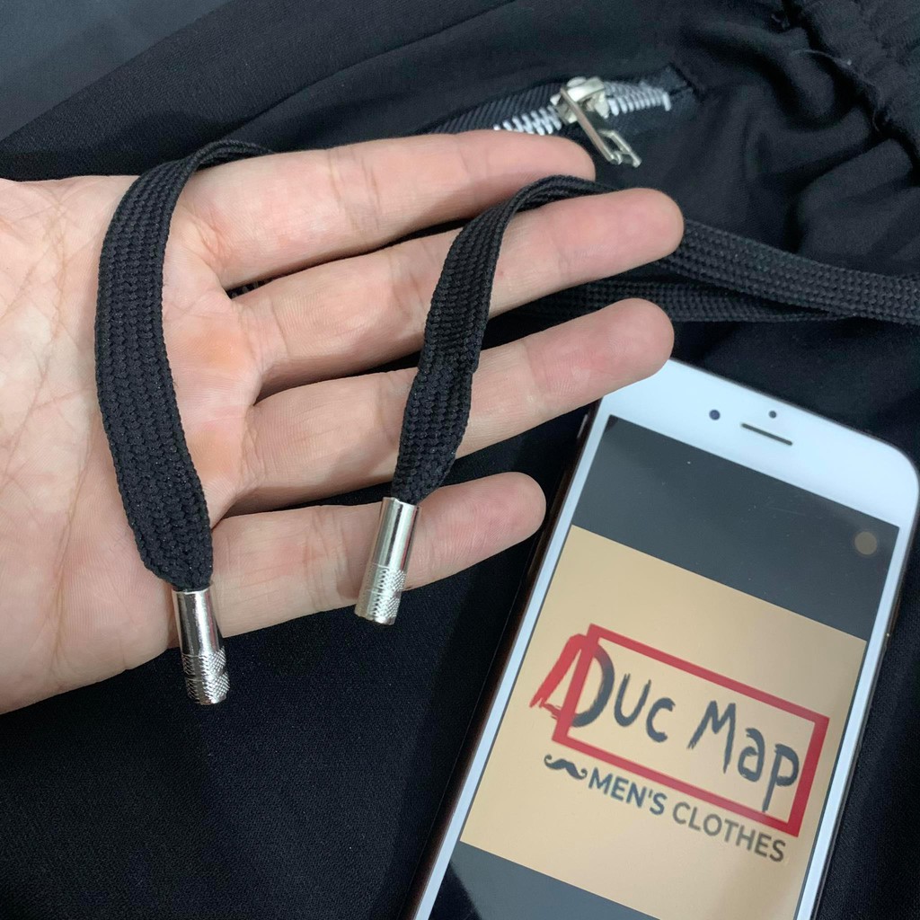 [UMI HÀN] QUẦN JOGGER UMI NAM ĐEN VẢI CO GIÃN SIÊU TỐT KHOÁ KÉO TÚI SÂU | BigBuy360 - bigbuy360.vn