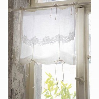 rèm vải canvas ❤️FREESHIP❤️ màu trắng ngà rèm cửa rèm cuốn
