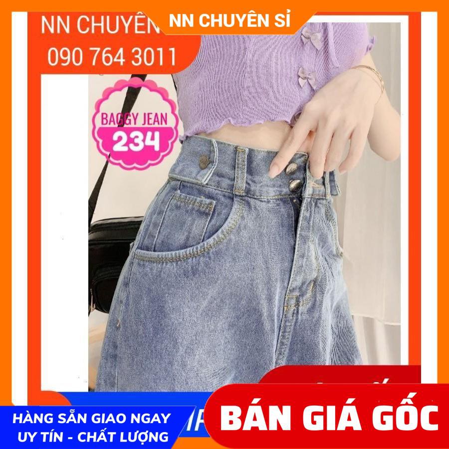 QUẦN BAGGY JEANS LƯNG THUN SAU 🥑100% ẢNH THẬT🥑 QUẦN BAGGY JEANS NỮ - HÀNG ĐẸP