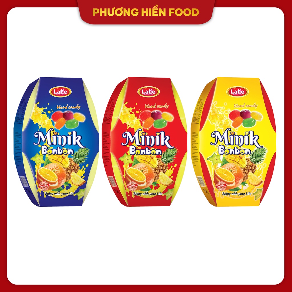 Kẹo cứng hương trái cây Minikbonbon hiệu LaLe 100g