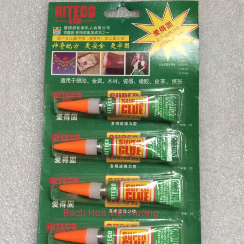 Tuýp keo dán đa năng siêu dính Super glue (sale) KIM KHÍ ĐỨC NGUYÊN