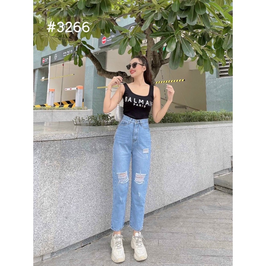 [VIDEO+FREESHIP ] QUẦN BAGGY JEANS NỮ LƯNG CAO LAI CUỐN RÁCH CÀO ĐÙI XANH NHẠT MỀM MỊN MÁT MẺ CỰC ĐỈNH THỜI THƯỢNG NITI