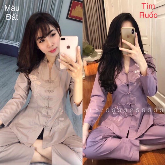 Đồ Lam Đi Chùa# Bà Lai Tim # Đồ Bộ