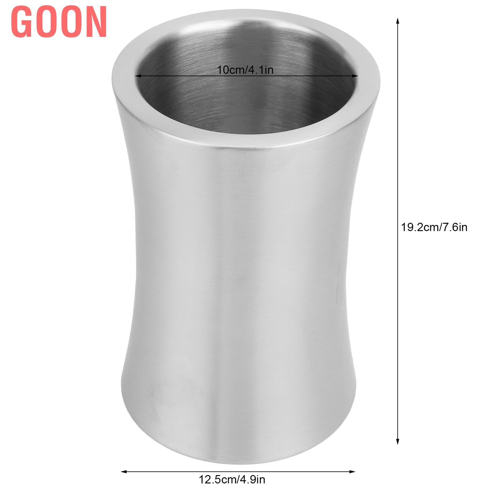 GOON Xô Đá Giữ Nhiệt Bằng Thép Không Gỉ Màu Đỏ Rượu Vang